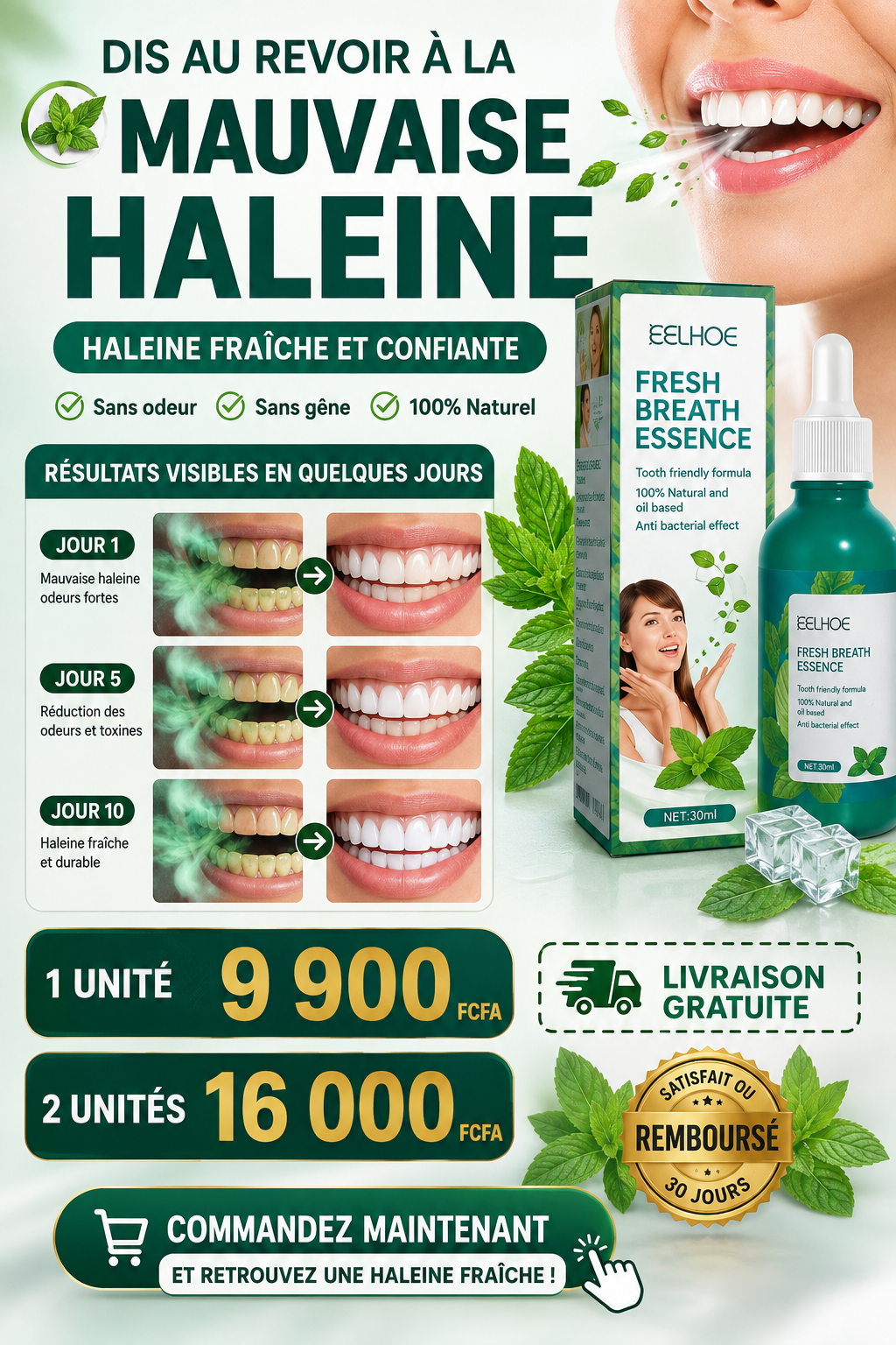 EELHOE Fresh Breath – Dites Adieu à la Mauvaise Haleine