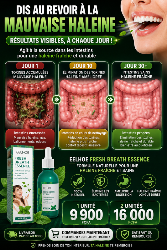 EELHOE Fresh Breath – Dites Adieu à la Mauvaise Haleine