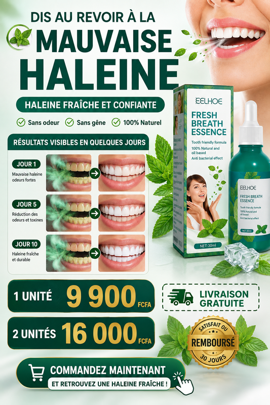 EELHOE Fresh Breath – Dites Adieu à la Mauvaise Haleine